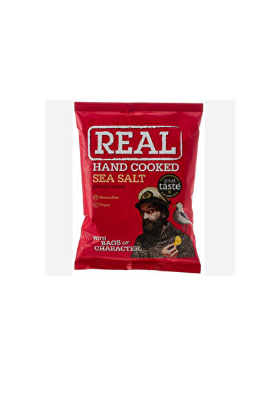 REAL Crisps Sea Salt 24x35gms