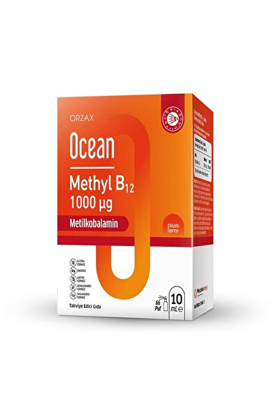 Ocean Orzax Ocean Methyl B12 Sprey - Methylcobalamin Dil Altı Spreyi 1000 Mcg...