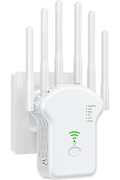 OEM Amplificator Semnal WiFi, U13-1200M, 6 Antene, 1200 Mbps, Range Extender,...
