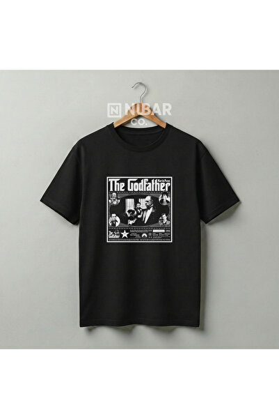 Grafftee Clothing Tricou unisex premium din bumbac 100% cu imprimeu The Godfa...