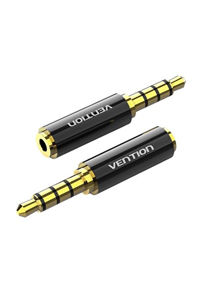 Vention BFBB0 3.5 mm Male to 2.5 mm Female Audio Adapter, Black