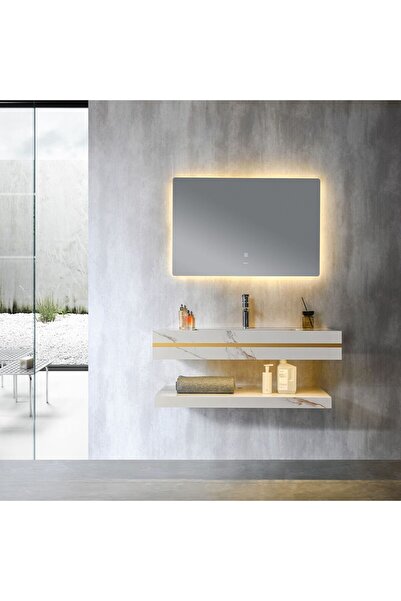 Milano Tulip Bathroom Vanity 1000x530mm Modern Sink Cabinet Set