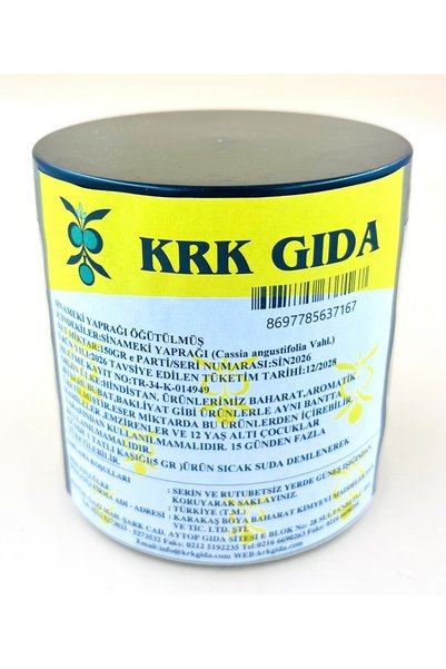 Krk Gıda Sinamiki Leaf Powder (Ground) 150Gr
