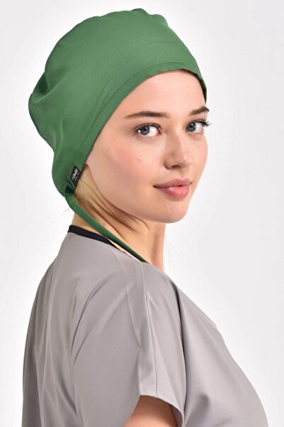 Owlet Medikal Bonetă chirurgicală din Lycra verde iarbă