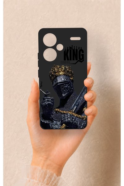 Vip Case حافظة سيليكون متوافقة مع هاتف Redmi Note 13 Pro Plus بنمط King