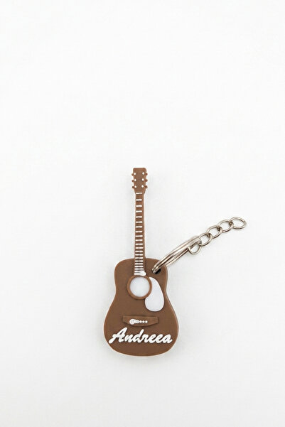ChillOutlet Breloc chitara personalizat cu prenumele Andreea 8x3 cm