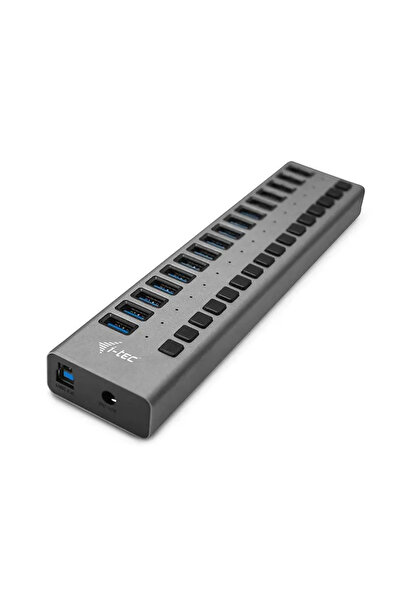 iTec I-tec HUB USB 3.0, 16 porturi + Adaptor de alimentare 90W 16x