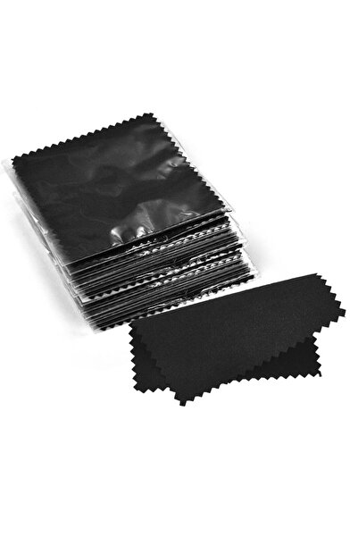 Choice9 Black 50pcs 50pcs Sterling Silver Polishing Cloth Set Jewelry Cleanin...