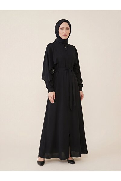 Beyza Giyim 9556 Pelerinli Ferace