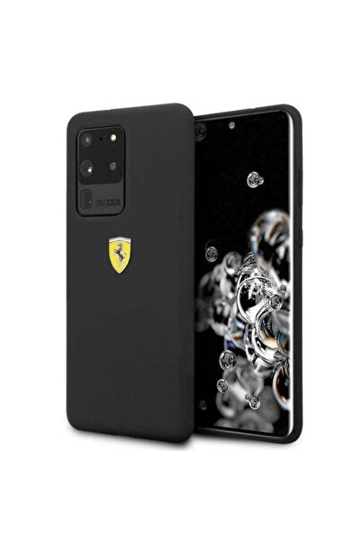 Ferrari Husă de silicon SF pentru Samsung Galaxy S20 Ultra, Negru