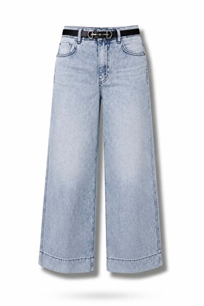 5in1Canpolat Light Blue Wide Leg Jeans 26804