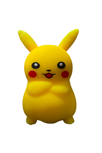 MİNGODAN Duyusal Oyuncak Pikachu Görünümlü Sukuşi Oyuncak Jel Dolgulu Anti St...