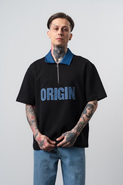 Respire Tricou Origin Regular Fit Negru