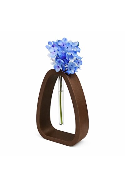 OEM AURA Loop Decorațiune interioară cu eprubetă, Imprimată 3D, Maro cacao