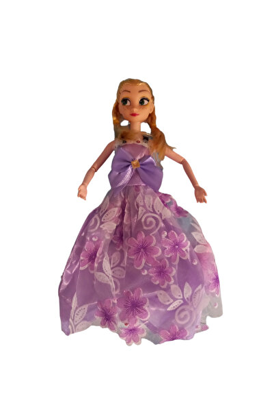 OEM Papusa, Ice and snow Princess,, par blond si rochita violet, 28 cm