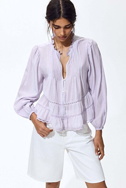 H&M Pintucked blouse