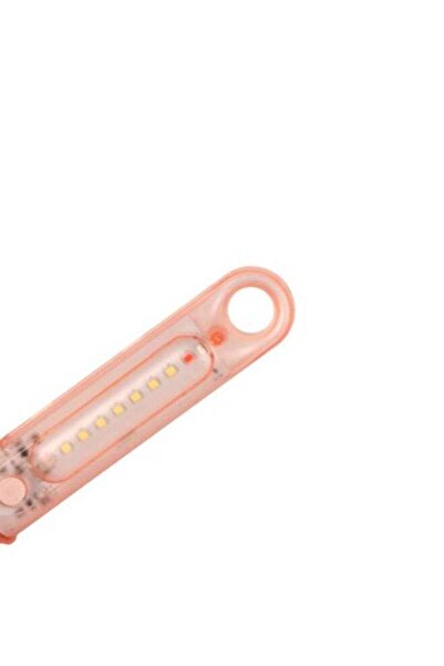 EPSİLON Rechargeable Zoom Flashlight EPSL231, Super Bright LED Torch with Transparent RGB & Fluorescent Shell, Type-C Charging, Zoom Function, Portable Emergency Torch, Pink
