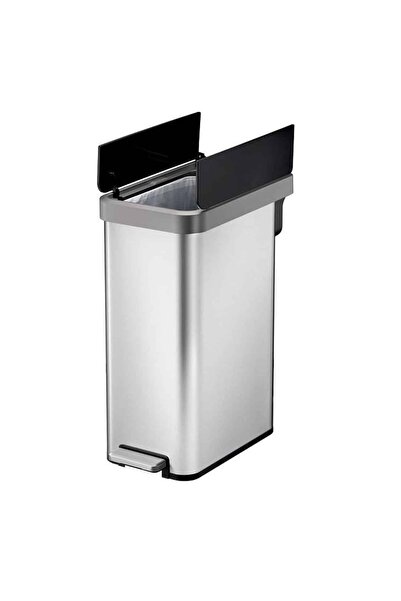 EKO Coș de gunoi cu pedală, EKO, Ecofly II, 45 litri, 1 compartiment, inox