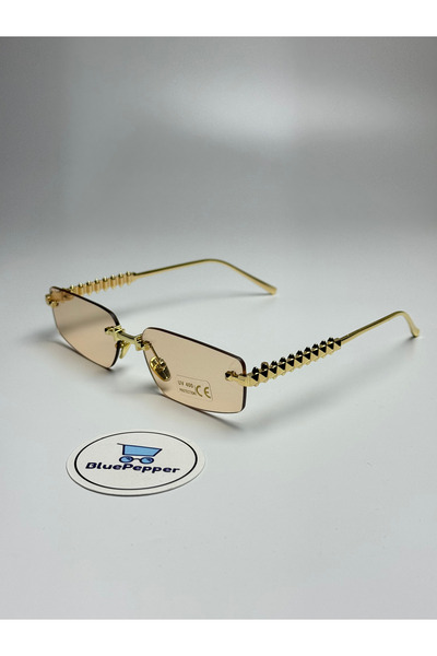 BluePepper Cartyy V5 Pink Sunglasses Geometric Frame 57-18-140 Retainer
