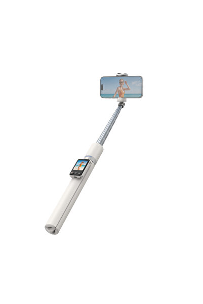 TELESIN Yansıtıcı Ekranlı Bluetooth Kumandalı Telefon Selfie Çubuğu & Tripod ...