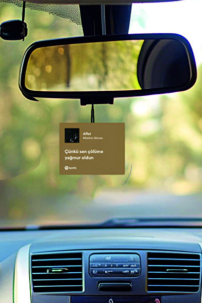 ESLEM 2 Pieces Müslüm Gürses Affet Song Verbal Rear View Mirror Ornament Spot...