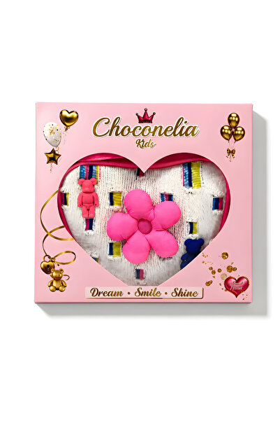 CHOCOGIRL Geantă pentru fete, cu patchwork în formă de inimă, de culoare albă...