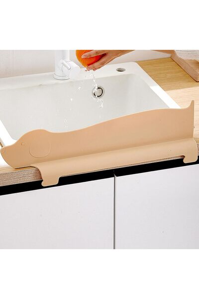 Arabest Silicone Sink Splash Guard, Household Splash Guard for Wash Basin, Si...