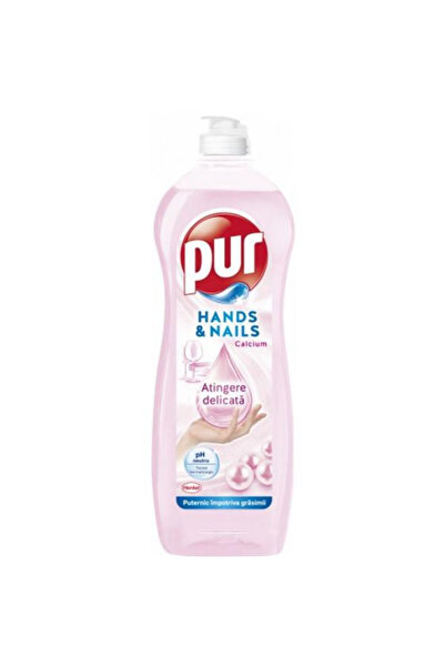 Pür Detergent Lichid de Vase cu Calciu - Pur Hands & Nails Calcium, 750 ml