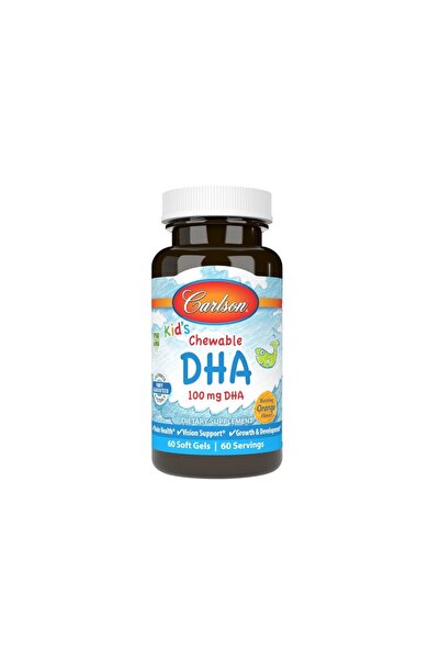 Carlson Kid's Chewable DHA 100mg Orange 60 capsule moi -