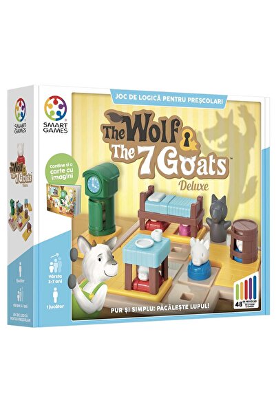 Smart Games Joc de logica cu 48 de provocari, Smart Games, The wolf and the 7...
