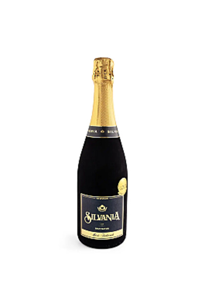 Podgoria Silvania Vin spumant alb, brut nature, Silvania Premium lux, 0.75 L
