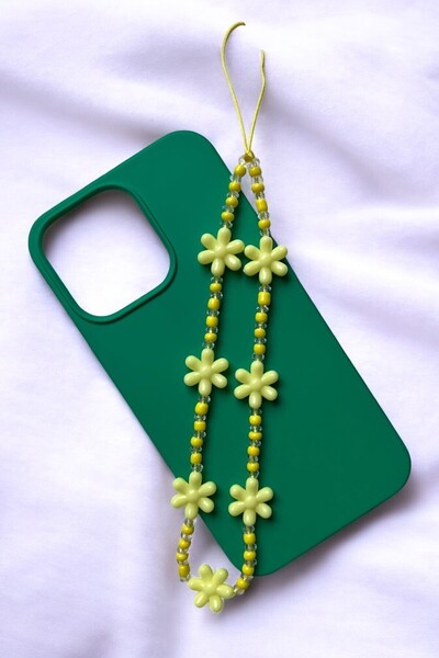 nftart.design Flower Beaded Phone Strap Charm