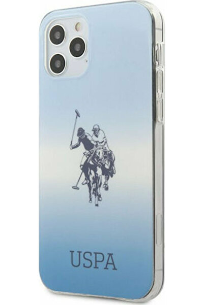 U.S. Polo Assn. Συλλογή Gradient Πίσω Κάλυμμα Σιλικόνης Μπλε (iPhone 12 / 12 ...