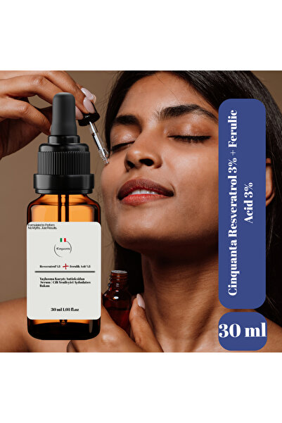 Cinquanta Resveratrol 3% + Ferulic Acid 3% 30 ml Serum