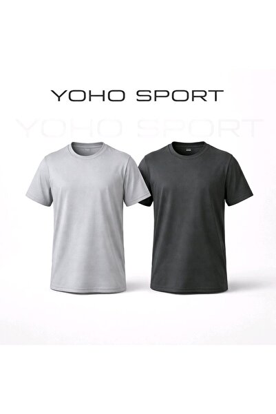 YOHO SPORT Unisex osnovni kroj, 100% pamuk, mekana tekstura, ANTRACIT-SIVA ma...