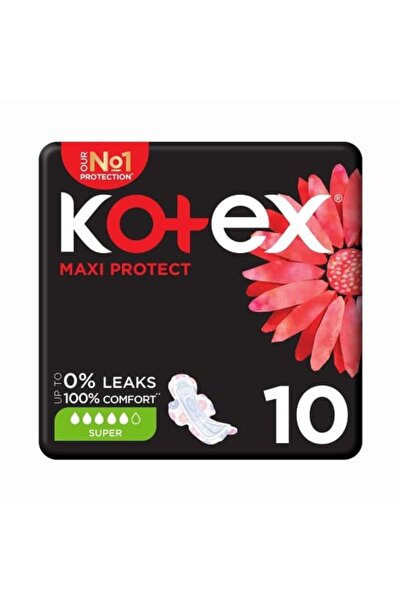 U by Kotex فوط صحية كوتكس كبيرة الحجم مع أجنحة، 10 فوط