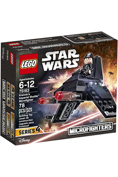 LEGO مجموعة بناء ميكرو فايتر إمبريال شاتل كريننيك من ستار وورز 75163 (78 قطعة)