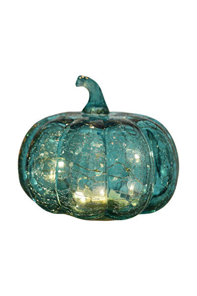 OEM Lampă LED în formă de dovleac din sticlă, felinar cu timer Halloween, dec...
