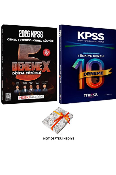 İndeks Akademi İndeks + Marka 2026 KPSS Genel Yetenek Genel Kültür 5+10 Denem...