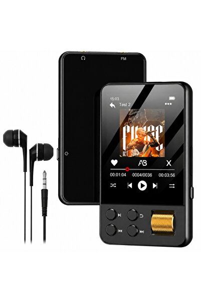 Velixo Player MP3 cu ecran tactil de 2.4 inch, Bluetooth 5.4, 64GB, Suportă c...