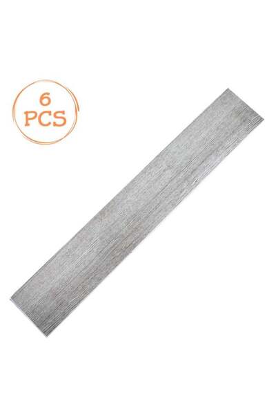 OEM Autocolant Pardoseală PVC, Gri, Aspect Decorativ, 91.4x15.2x0.15cm, 0.15c...