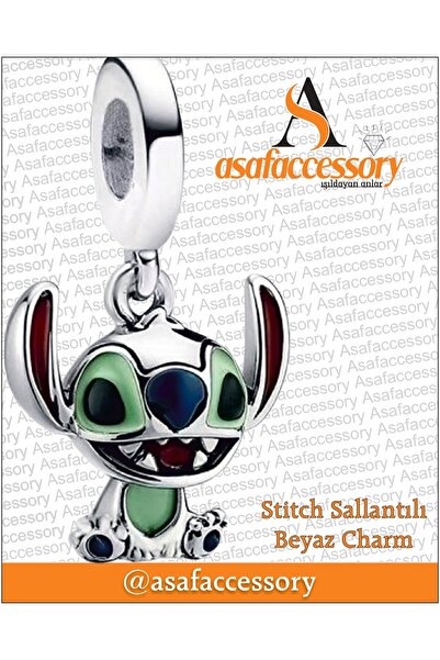 asaf Stitch Sallantılı White Charm |   Asafaccessory