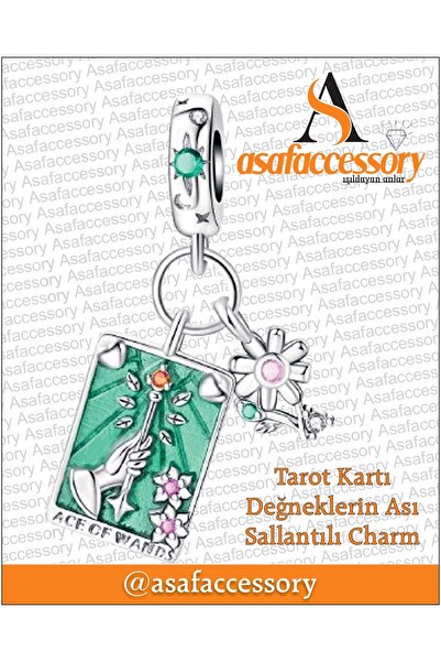 asaf Tarot Card (Ace of Wands) Charm