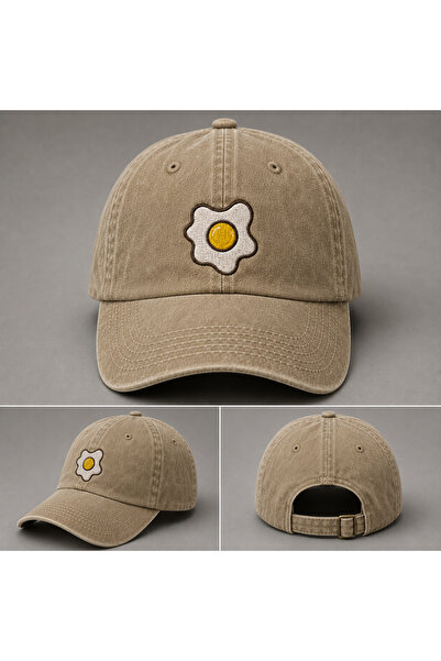 WeavedCo Egg Embroidered Vintage Washed Cap Hat