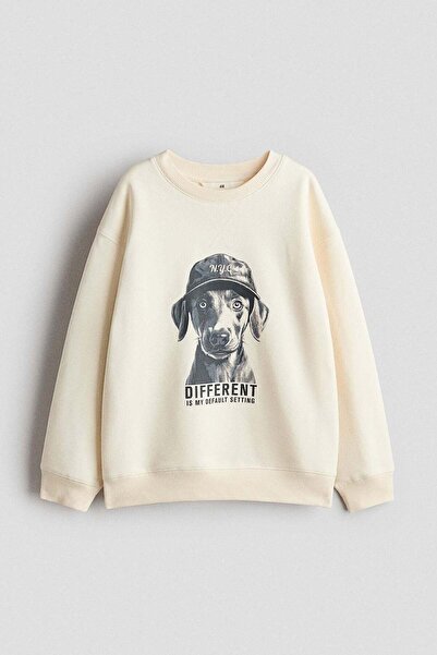 H&M سويت شيرت مطبوع