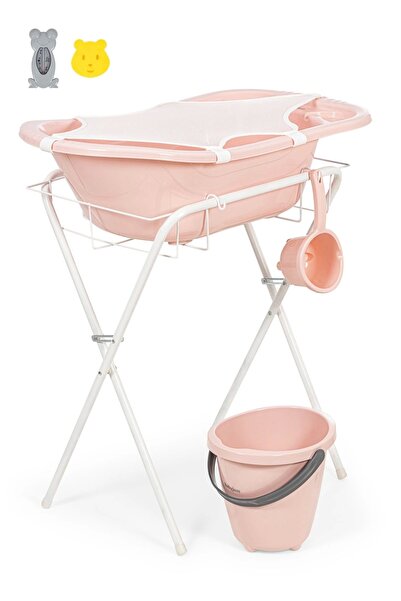 Empressco Babyjem Ayaklı Banyo Küvet Seti 7 Parça Pembe - Fiyatı, Yorumları