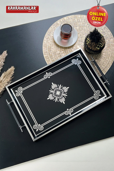 Kahramanlar Çınar Tea Coffee Breakfast and Presentation Tray 48X29 cm