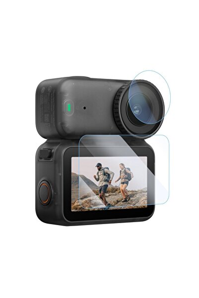 PULUZ Protector din sticlă securizată 9H, pentru DJI Osmo Nano, Ecran + Lentilă