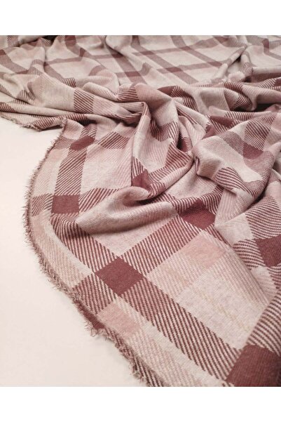 Kumaş Parça Pink Burgundy Ecru Plaid Jacquard Interlock Fabric Flexible Soft ...