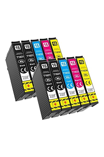 EPSON Set de 10 cartușe compatibile 16XL, T1635 T1631 + T1632 + T1633 + T1634